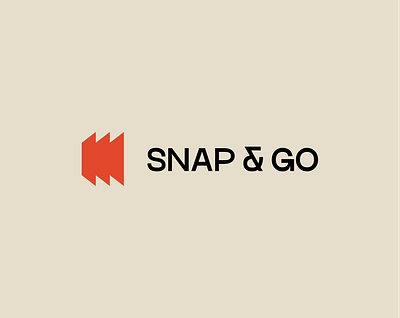 SNAP & GO branding graphic design logo