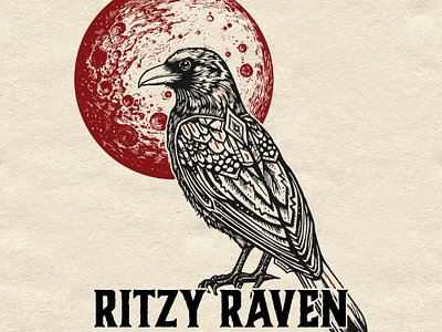 Raven illustration