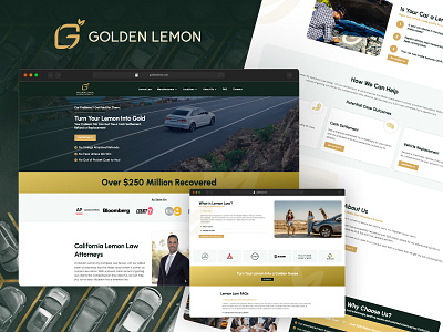 Golden Lemon - New Website Design & Build branding web development website design