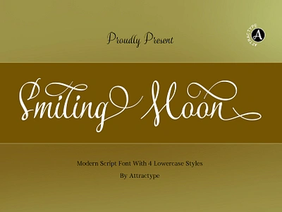 Smiling Moon - Modern script font beautiful font branding brochure design fashion fonts handwriting lettering logo mockup restaurant menu romance script template typograpy ui wedding font