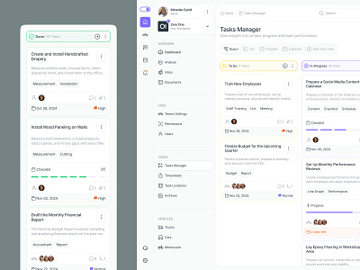 KEPT Task Management Web App board design minimal modern simple dashboard task management time tracking ui design uiux ux design web design webapp website