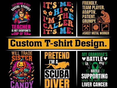 Custom T-shirt Design custom t shirt design design graphic design merch pod seller t shirt t shirt design tayphography tee