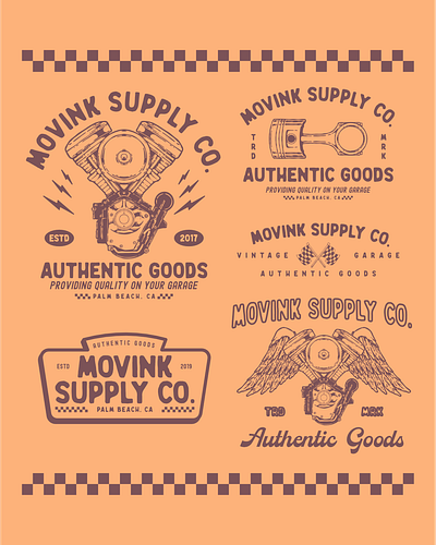 Vintage Builder Garage Bundle Design branding design graphic design illustration logo mountain nature ui ux vector