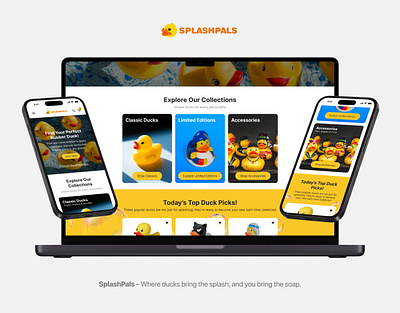 SplashPals: A Crafted E-Commerce Experience accessibility cards components contrast corner radius design system desktop design dyslexia hover interaction design margins measurements mobile design paddings prototyping responsive design ui user experience ux visual design