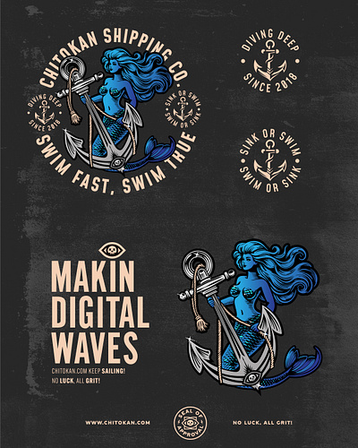 Makin Waves adobe branding design graphic design illustration logo postcard ui ux vector