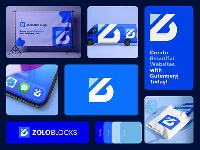 Logo Branding For Zoloblocks SaaS Product brand branding design graphic design identity illustration logo product branding typography