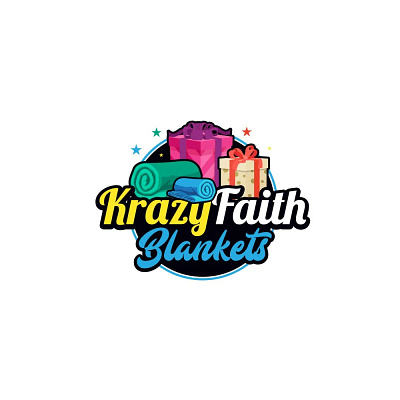 Krazy Faith Blankets - Logo Design - Creasions business logo logo logo design