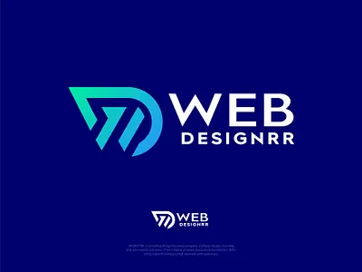 Web Designer Logo colorful wd creative wd minimalist wd modern web designer pen niv wd gradient logo wd logo wd modern logo web design logo