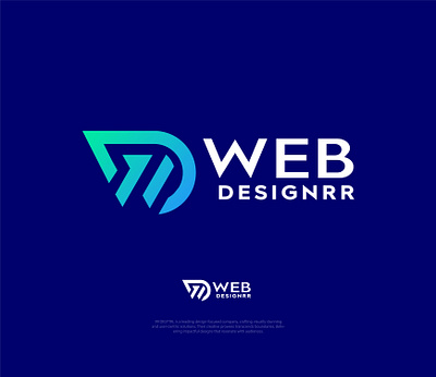 Web Designer Logo colorful wd creative wd minimalist wd modern web designer pen niv wd gradient logo wd logo wd modern logo web design logo