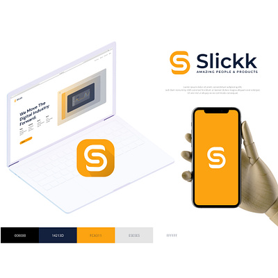 Slickk Letter S logo letter s logo minimalist s logo modern s s app icon s mark logo simple s logo software s logo wordmark s logo