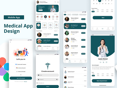 medical app ui animation app branding graphic design mobile mobileapp ui uiux ux