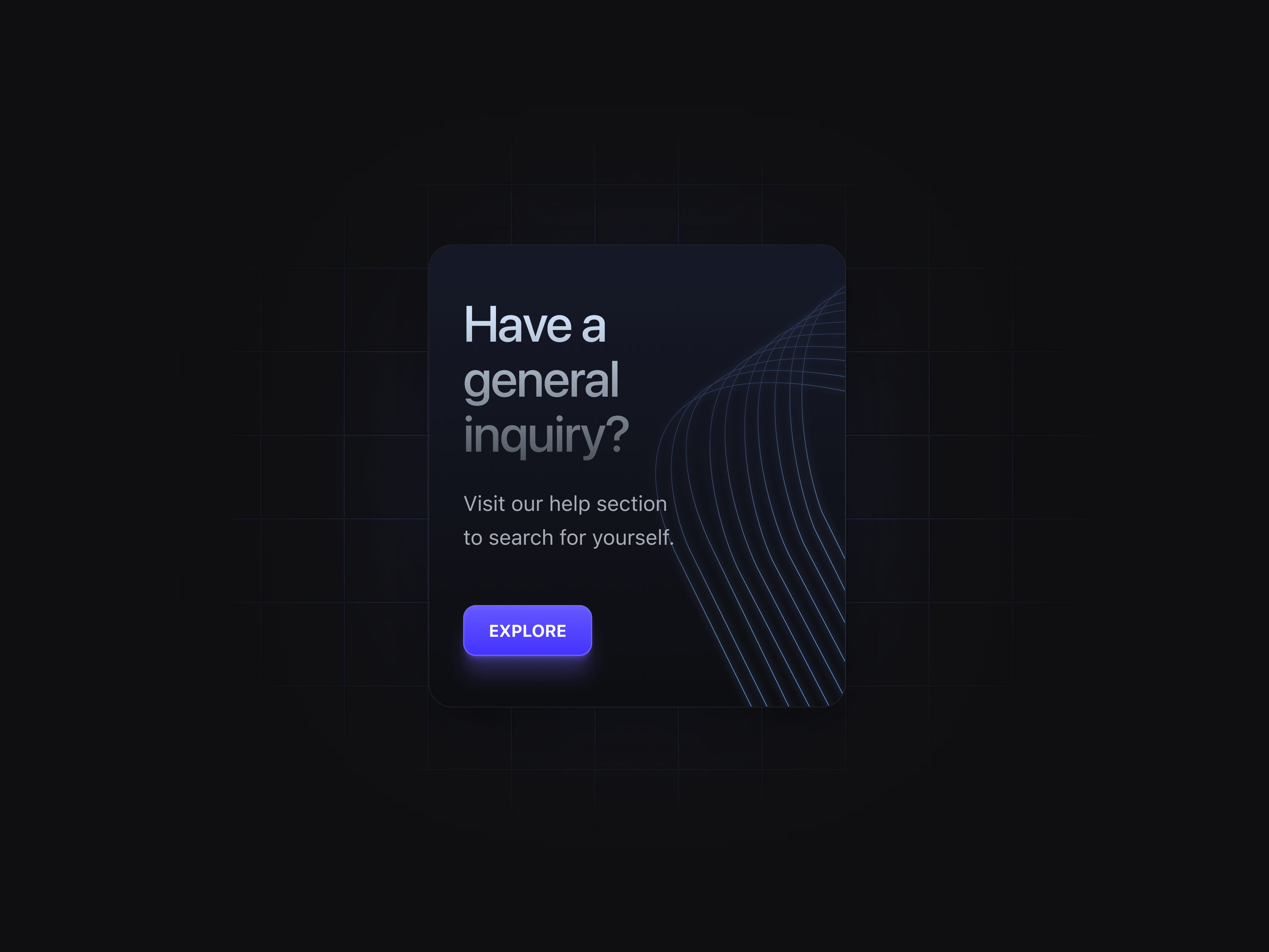 card bento card help sections