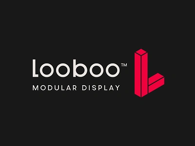 Looboo MD advertising billboard brand branding bricks display lego logo marketing mobile modular monogram promo structure symbol