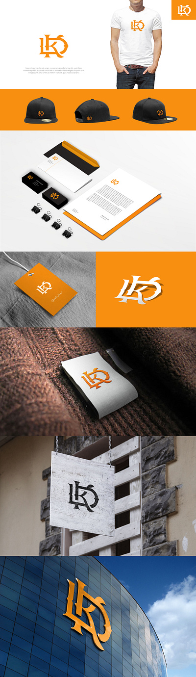 Letter KD Elegant Logo apparel kd logo elegant kd kd kd symble minimal kd modern kd