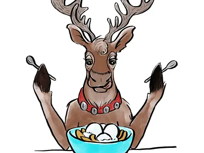 Simplot Christmas Illustrations