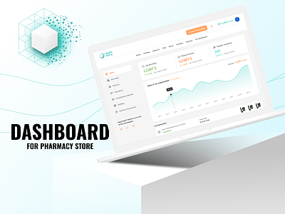 Dashboard for Pharmacy Store dashboard ecommerce medical ui ux pharmacy ecommerce pharmacy store ui design ui ux design web app