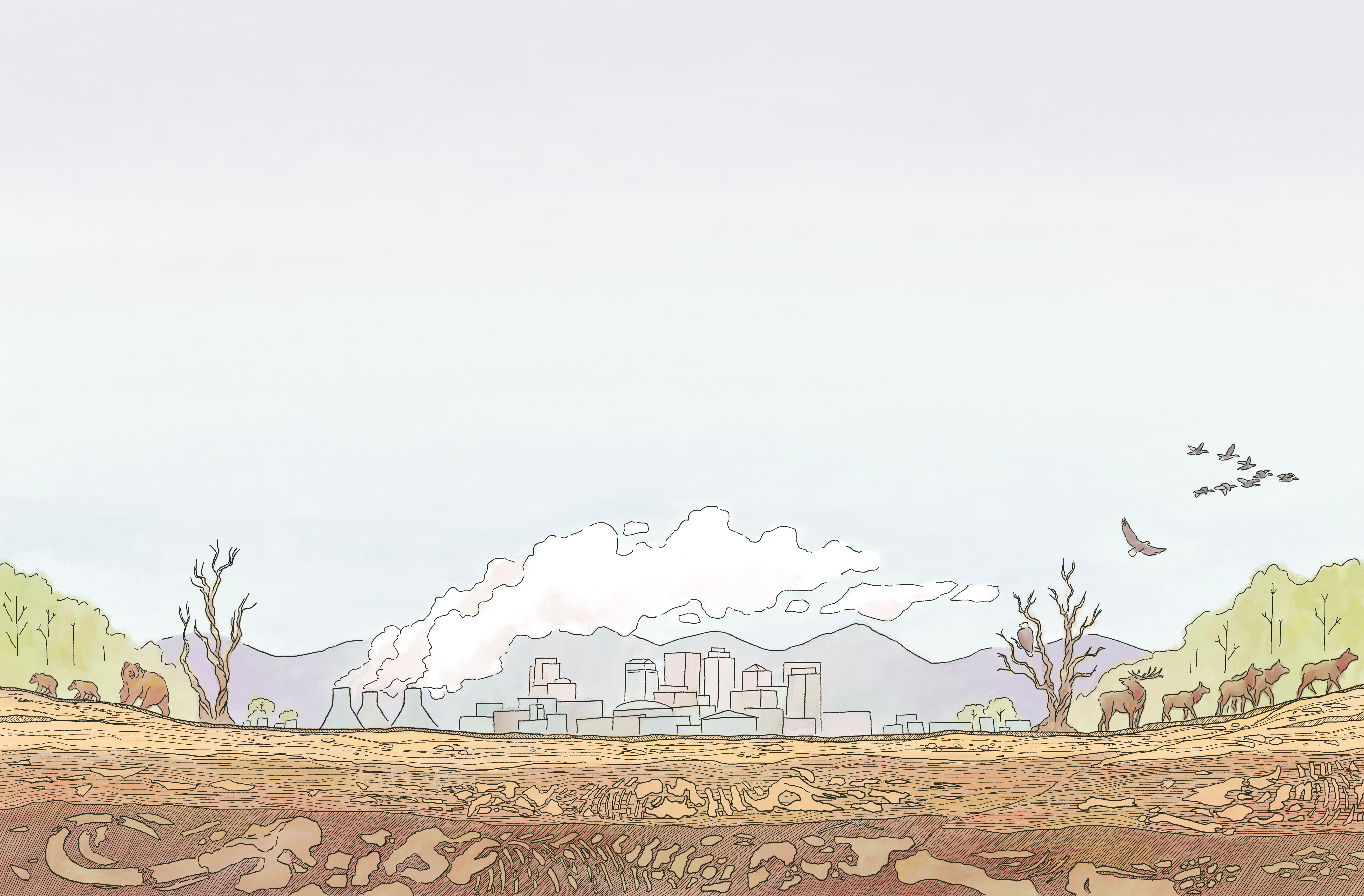 Mountain Outlaw Spring 2024 editorial illustration illustration