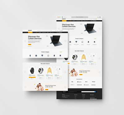 AMAZON WEB UI adobe xd amazon branding business corporate creative design e commerce website figma graphic landing page modern professional ui ui design ux ux design web design web ui website