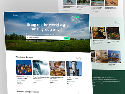 Travel Website adventure website advventure app landing page travel travel app travel booking travel booking website travel website ui design vacation app vacation website