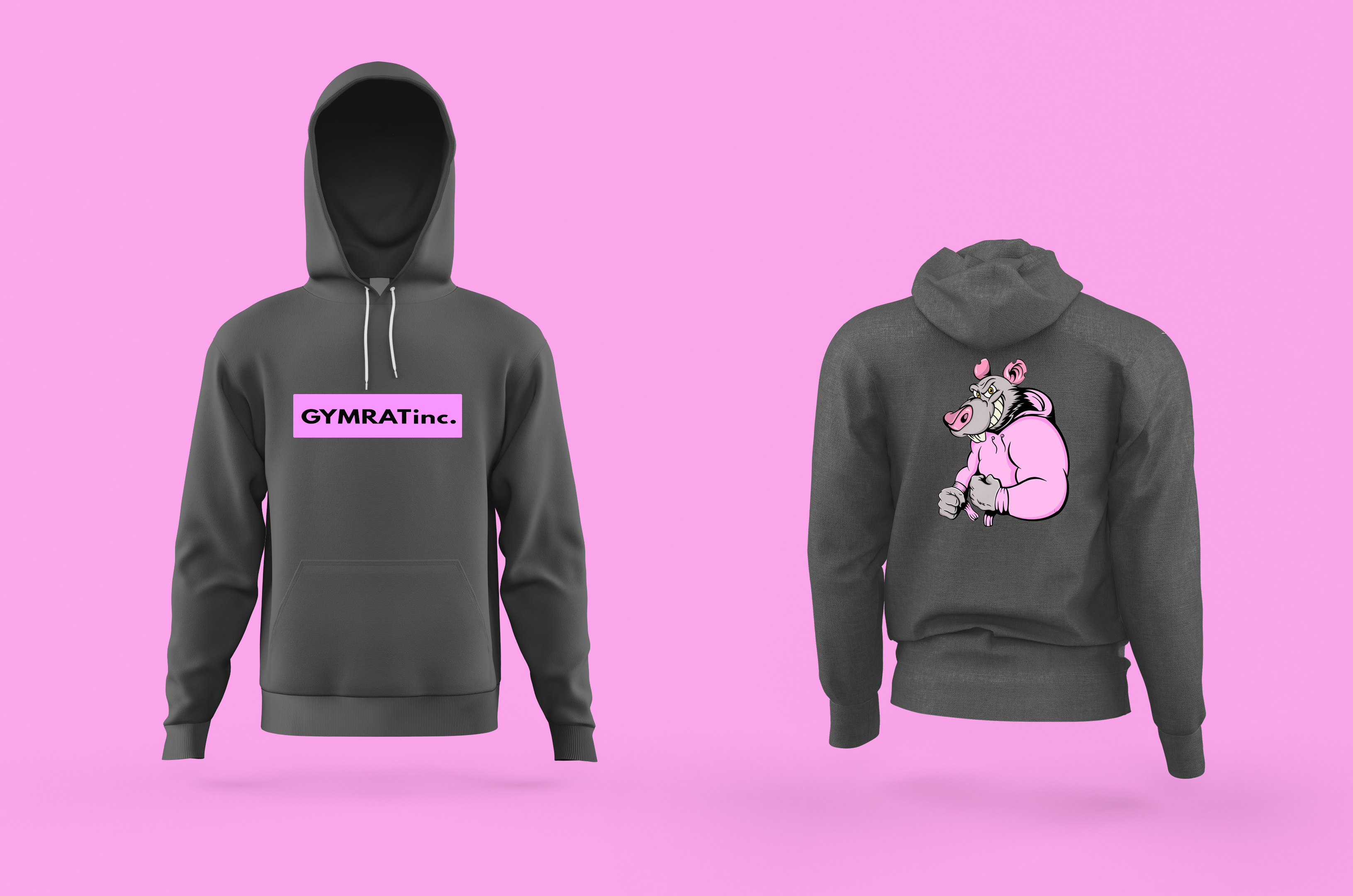 Example of Gym Apparels Wear 3D Mockups Design