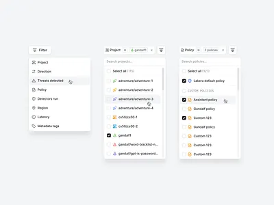 Filters UI filtering filters ui uiux