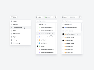 Filters UI filtering filters ui uiux