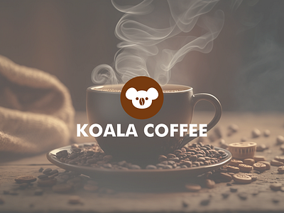 LOGO - KOALA COFFEE brand idaentity branding business coffee coffee seed coffee shop drink koala koala bear koala coffee logo