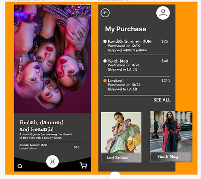 Fashion and Style graphic design ui