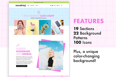 Moodring Cute Shopify Theme shopify shopify 20 shopify customization shopify design shopify experts shopify premium themes shopify template shopify theme shopify theme store