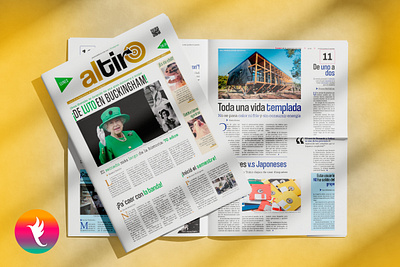 Periódico "Al tiro" diseño editorial editorial newspaper periódico