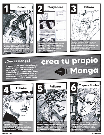 Crea tu propio manga design diseño editorial graphic design infografía