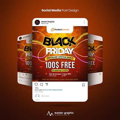 Product Canyon Social Media Flyer Designs branding creative design flyer design graphic design master graphic post design productcanyon sachintha denuwan social media post design