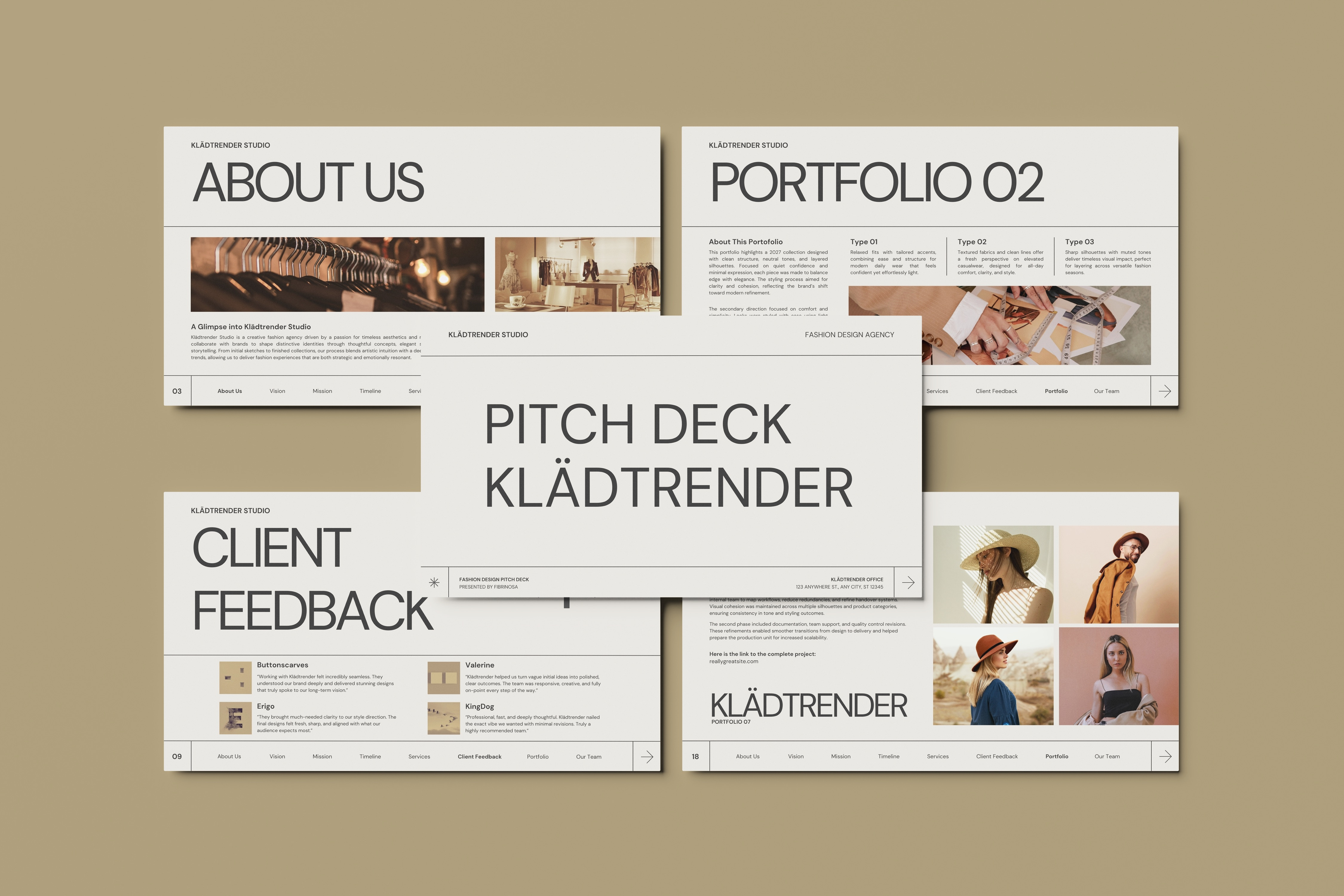 Pitch Deck brief company profile corporate presentation