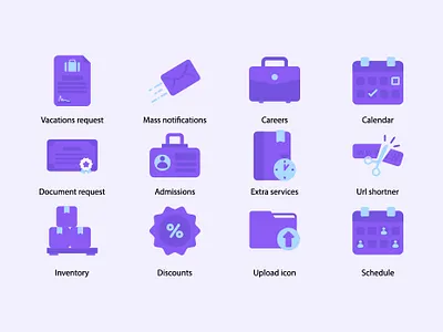 ABC Tirana Icon Design: Modern & Functional Visuals branding custom icon icon icon pack icon set kids kindergarten modern design school ui ui design ui icon ux web web icon website