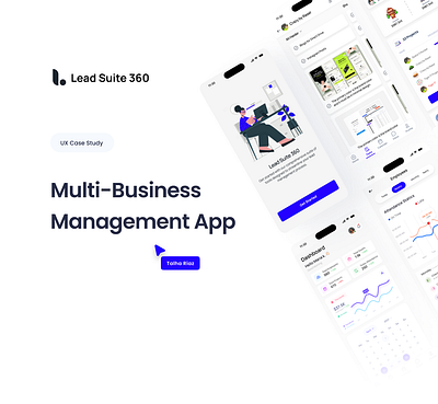 Multi Business Management Case Study - Lead Suite 360 assets management attendance case study dashboard design employee dashboard figma design hr asset management tools hr management dashboard interactive design mobile app design multi business management productivity dashboard design project management ui case study real time task management task project management ui task management ui ux case study web app design