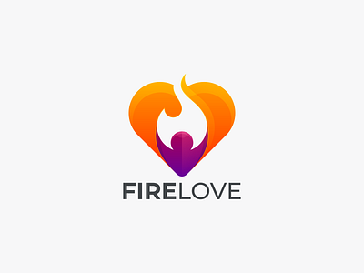 FIRE LOVE branding design fire love fire love design graphic fire love logo graphic design icon logo