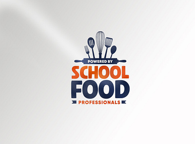 School Food Logo branding logo