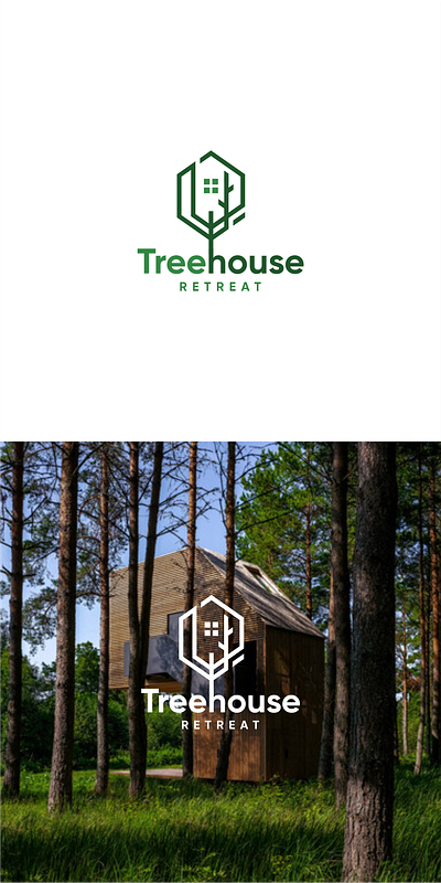 Tree House Logo branding logo