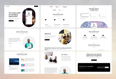 PocketCrypto creative crypto design framer framer template minimal template ui web3