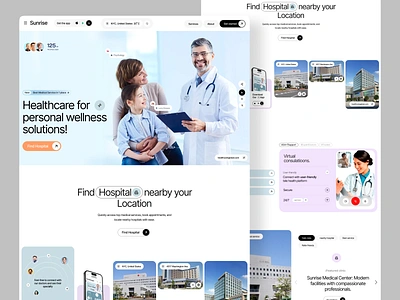 Healthcare Medical Website Design clinic dental designer doctor healthcare ui design healthtech design hospital landing page landngpage medical landing page medical service design medical website medical website design responsive responsive healthcare design ui ux web design website wellness