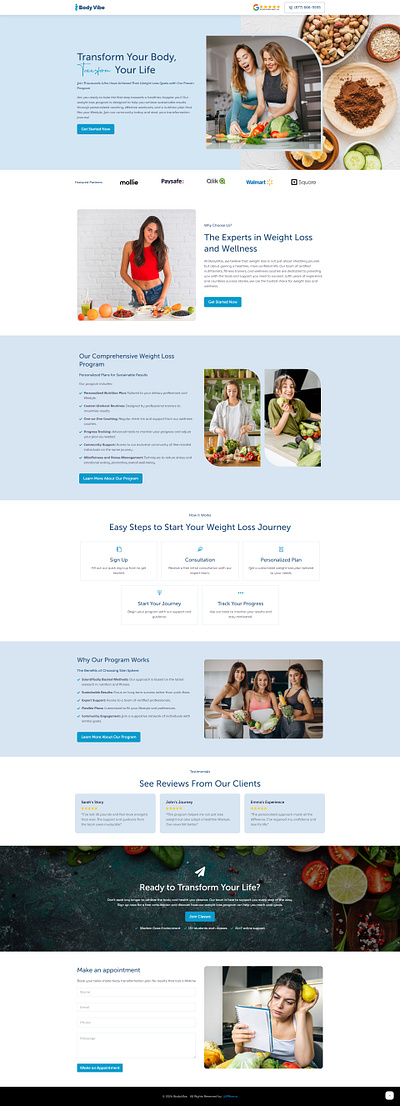 BodyVibe – Weight Loss Landing Page for Lead Generation lose weight weight lose weight loss weight loss landing page weight loss website weightloss weightloss landing page