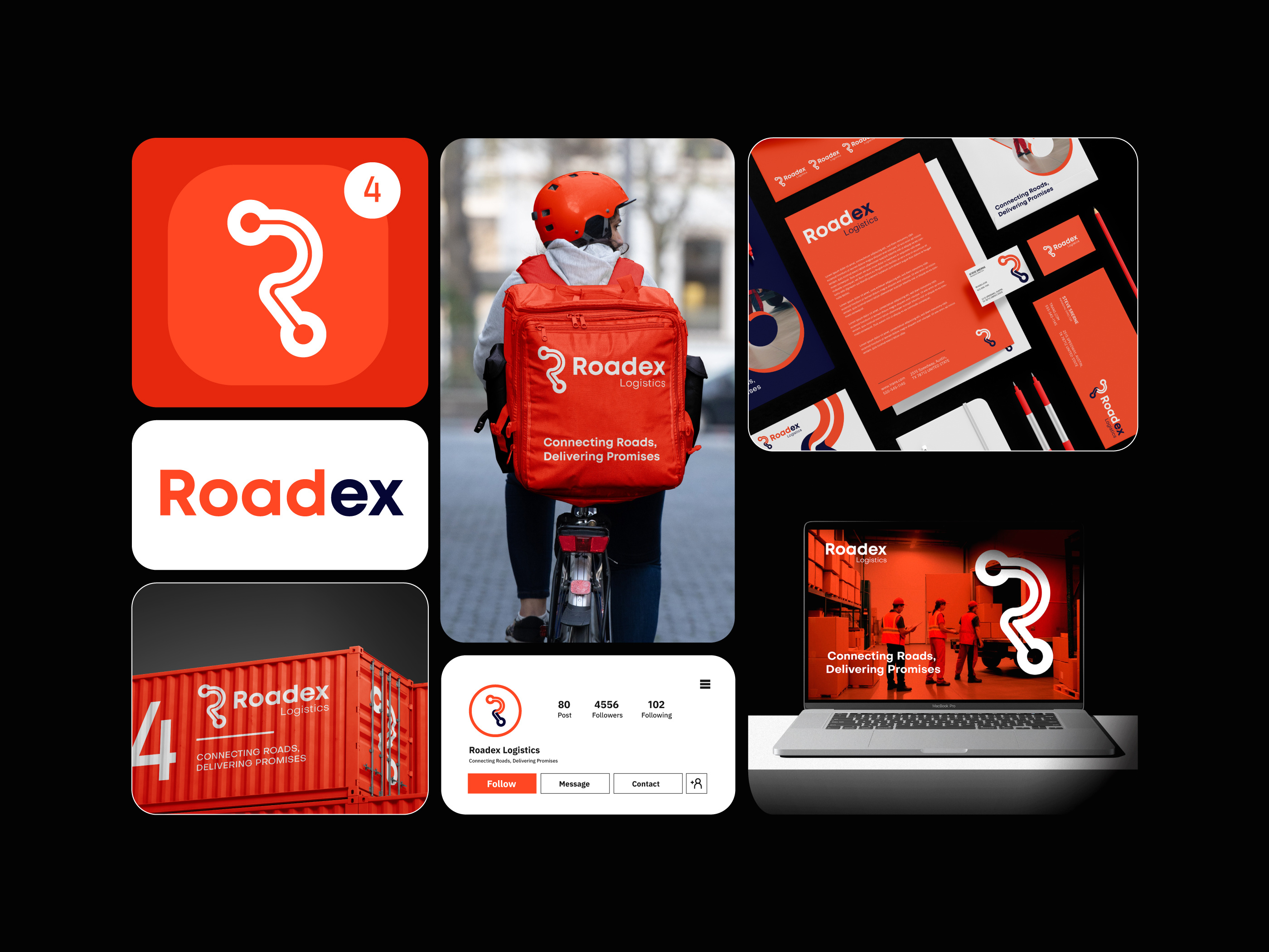 Brand Identity- Branding- Logo design- letter R brand guidelines brand identity brand identity design services branding branding guidelines corporate identity e commerce delivery export import graphic sign element symbol letter mark logotype brandmark logistics courier cargo logo logo and branding logo design logotype online shopping delivery logo transport letter r visual identity wordmark alphabet letter r icon