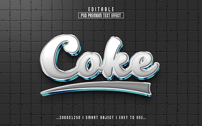 Cake Editable PSD Text Effect Style 3d action branding cake cake 3d psd text cake 3d text coke 3d text editable text effect graphic design logo psd effect style text text effect