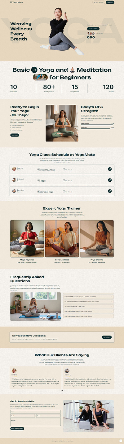 YogaMate – Yoga Wellness Services Lead Generation Landing Page yoga yoga homepage yoga landing page yoga studio yoga studio website yoga web design yoga web template yoga website yoga website design yoga website inspiration yoga website template