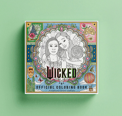 Wicked X Carolina Zambrano activity book drawing line publishing witch