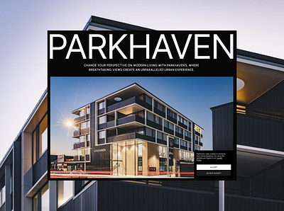 PARKHAVEN | Modern Living apartments city views cityscape interface lifestyle luxury apartments modern living skyline views ui urban urban living web web design