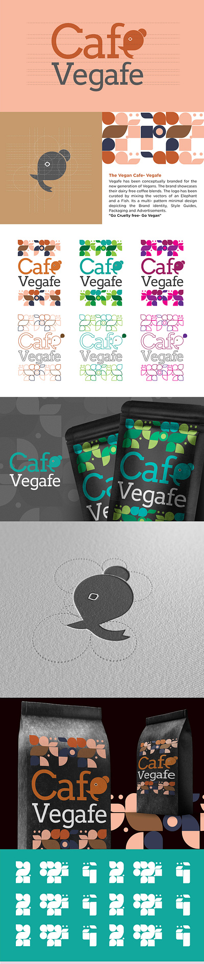 Cafe Vegafe Branding branding brochure cafe graphic design logo logo branding menu card packaging restaurant