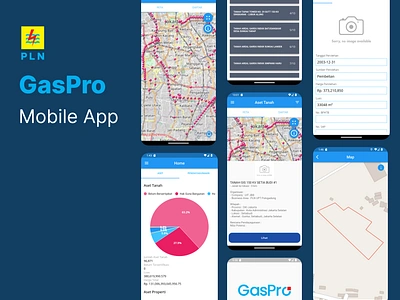 GasPro PLN - Mobile App app bumn business chart development electricity energy flutter geolocation green list map photo power