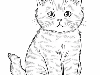 Cat Coloring Pages