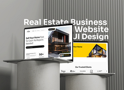 Real Estate Website UI Exploration 3d design business website creative design design solution framer home design interface modern ui design originative lab product real estate trendy web design ui uiux design web web design webflow design website